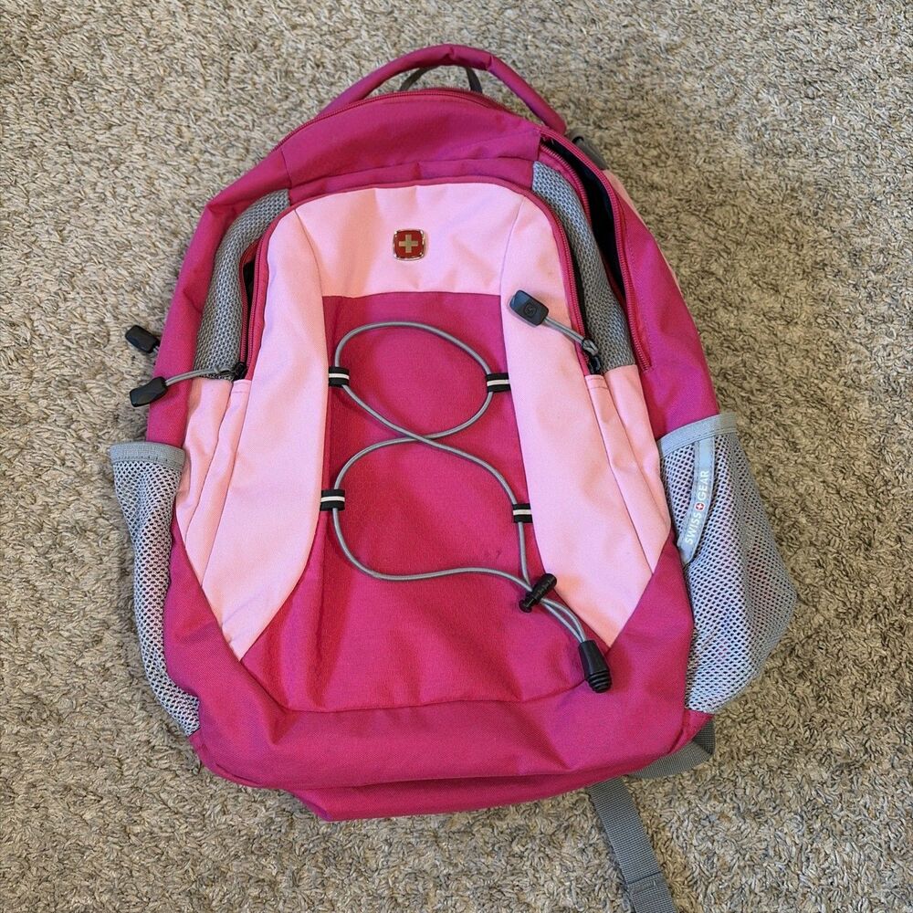 Swiss Gear Pink Laptop Travel Backpack  VGUC Carryon School SA5933